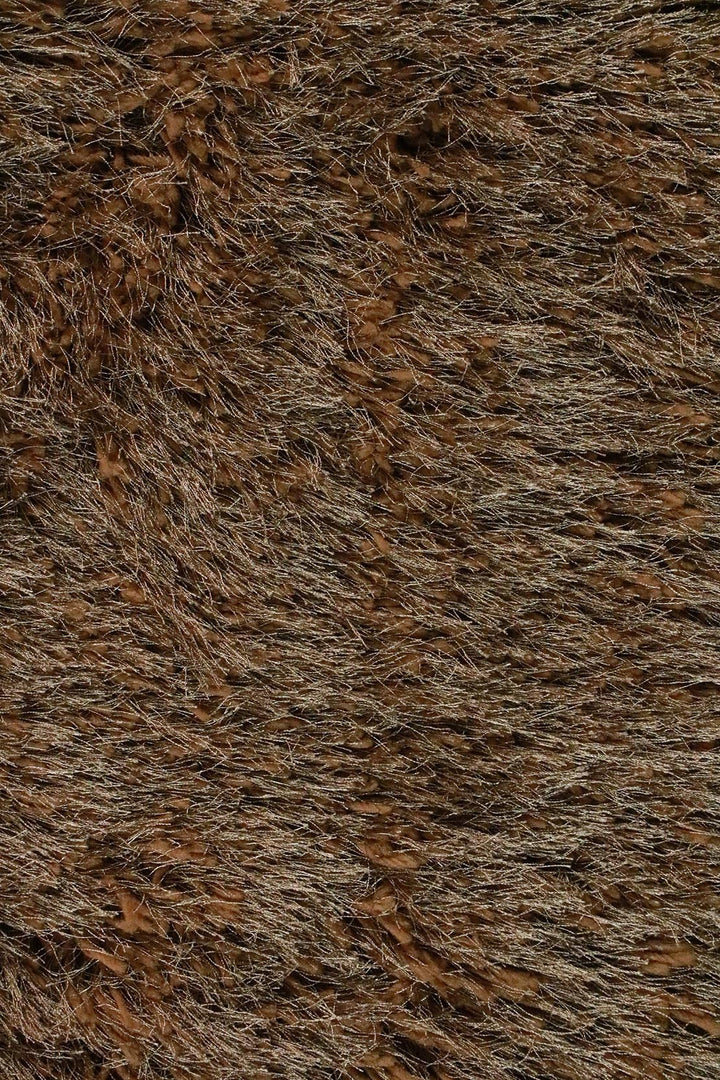 Turkish Plush and Soft Heaven Shaggy Rug - Brown - 4.9 x 7.2 FT - Fluffy Furry Floor Decor Rug Heaven Shaggy - V Surfaces