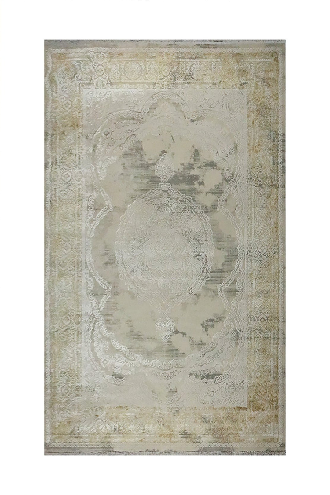 Turkish Premium Quality Sunrise Rug - 6.5 x 9.5 FT - Gray - Resilient Construction for Long-Lasting Use - V Surfaces