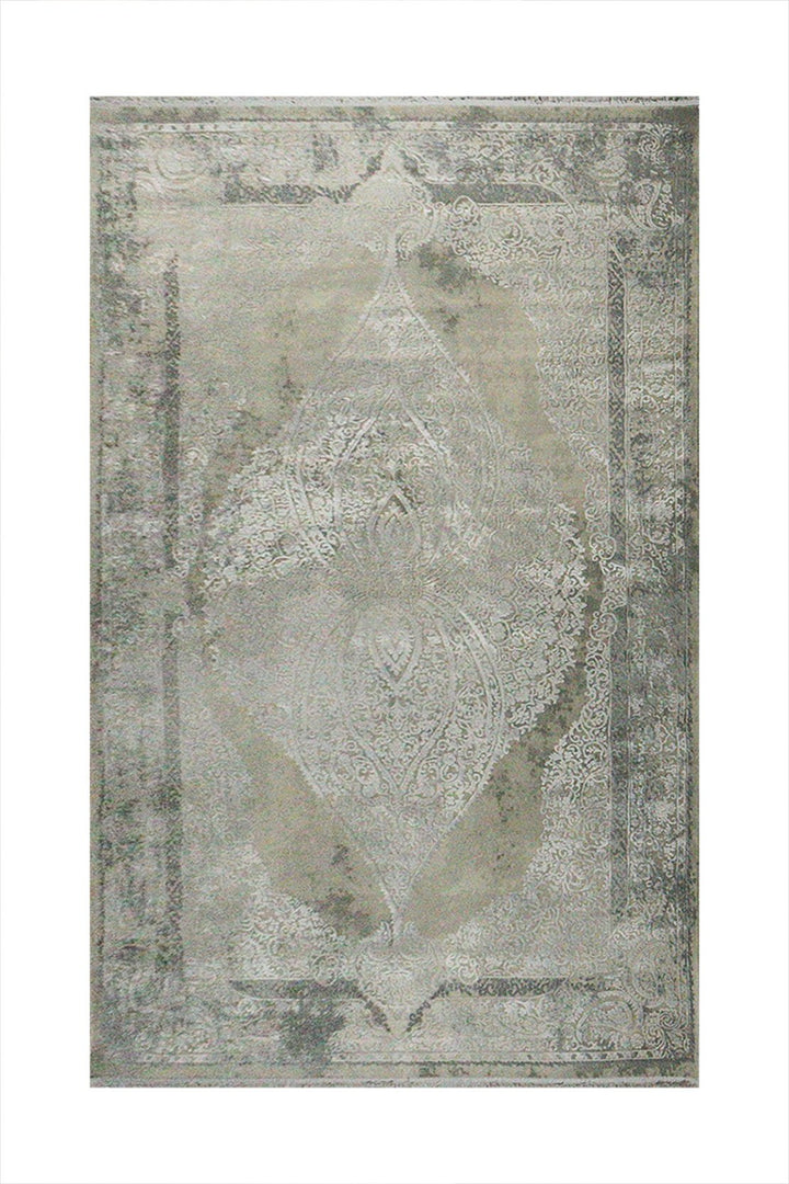 Turkish Premium Quality Sunrise Rug - 6.5 x 9.5 FT - Gray - Resilient Construction for Long-Lasting Use - V Surfaces