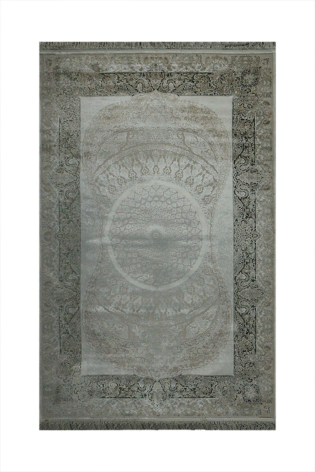 Turkish Premium Quality Voyage Rug - 5.2 x 7.5 FT - Beige - Resilient Construction for Long-Lasting Use - V Surfaces