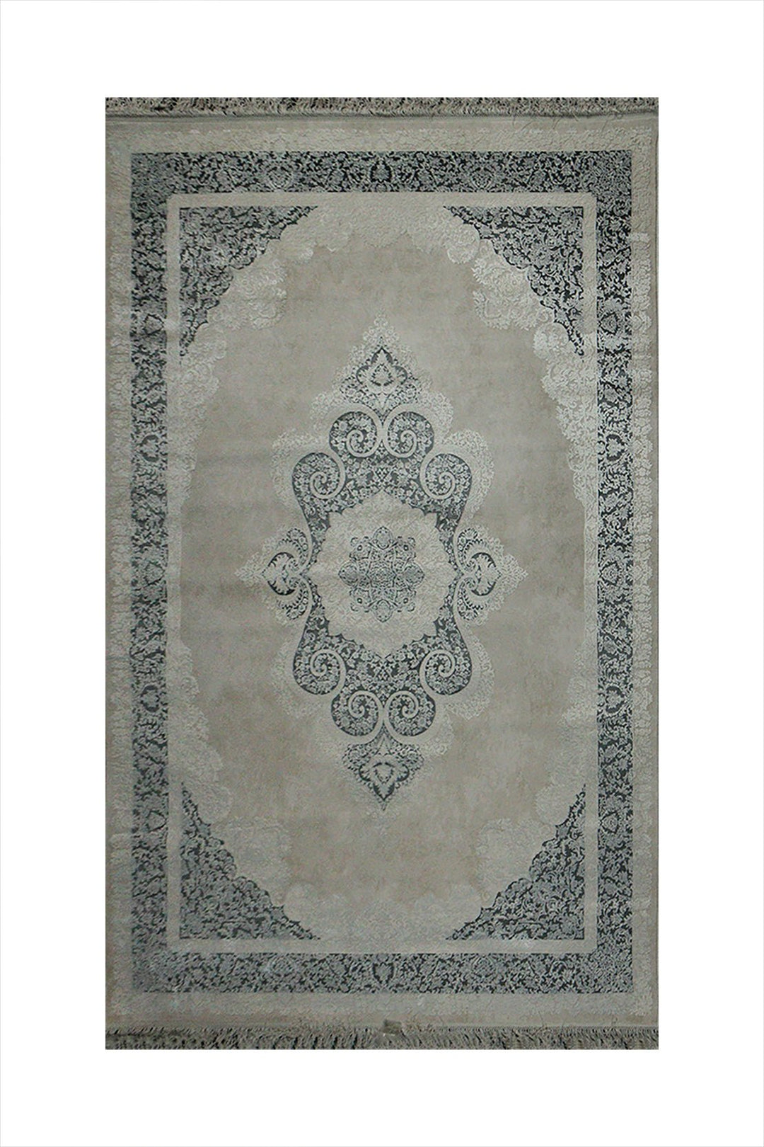 Turkish Premium Quality Voyage Rug - 5.2 x 7.5 FT - Beige - Resilient Construction for Long-Lasting Use - V Surfaces