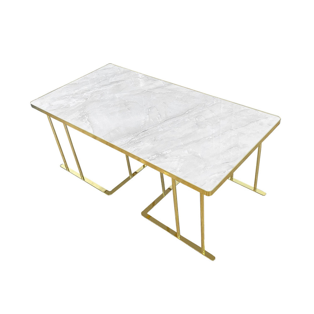 Turkish Rectangle Overhead Table with Membrane MDF Material - V Surfaces