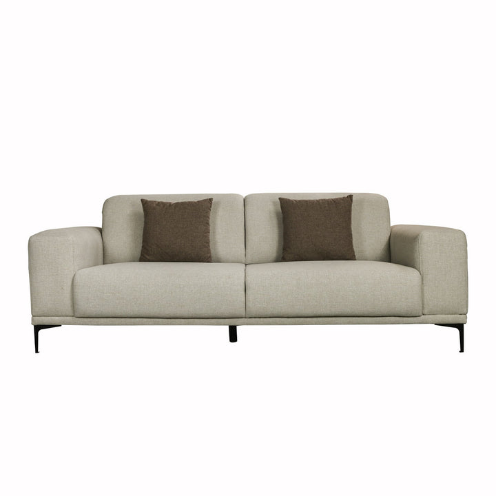 Turkish Reyna Sofa, Set of Seven Seaters, Beige and Brown - V Surfaces