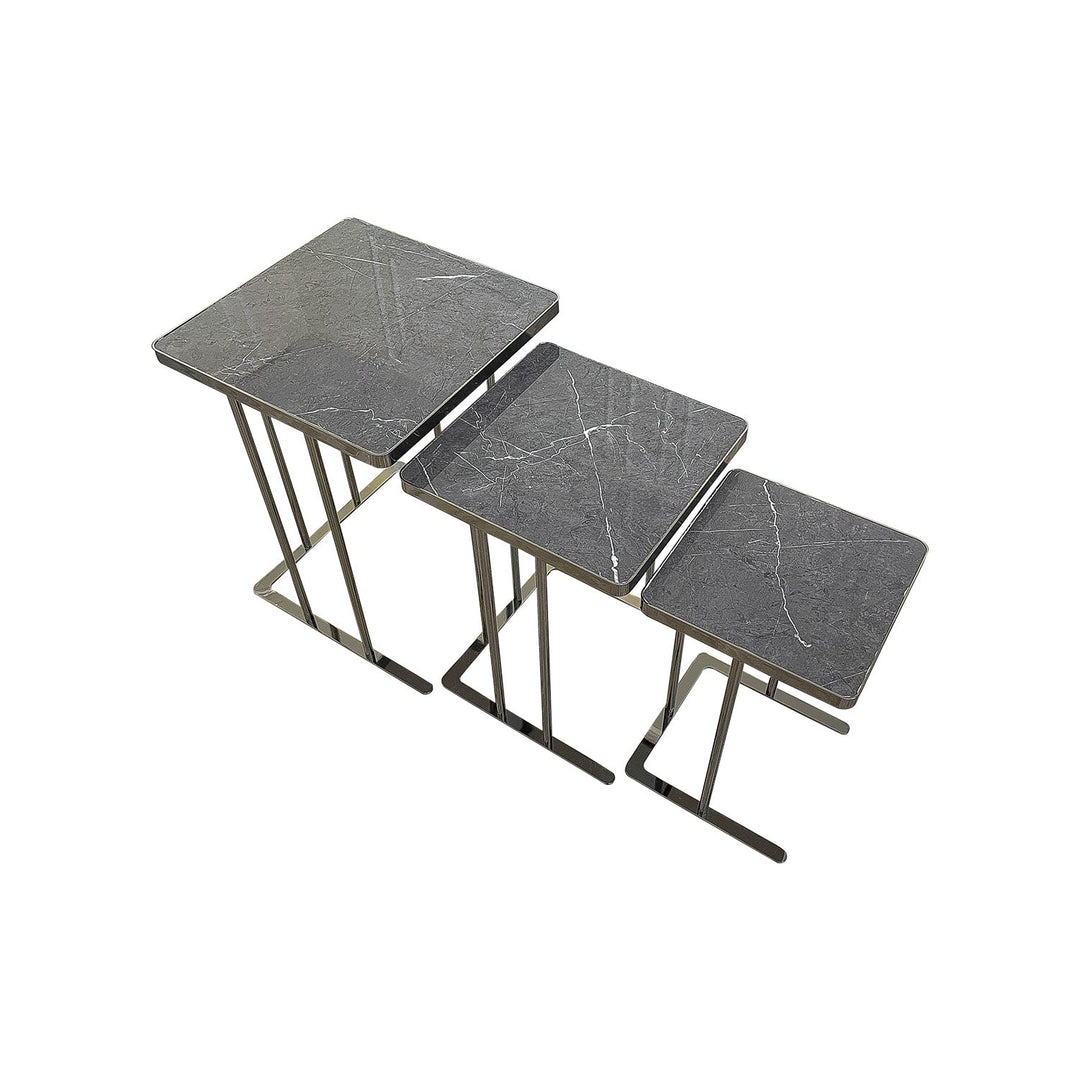 Turkish Square Coffee Tables with Membrane MDF Material - V Surfaces