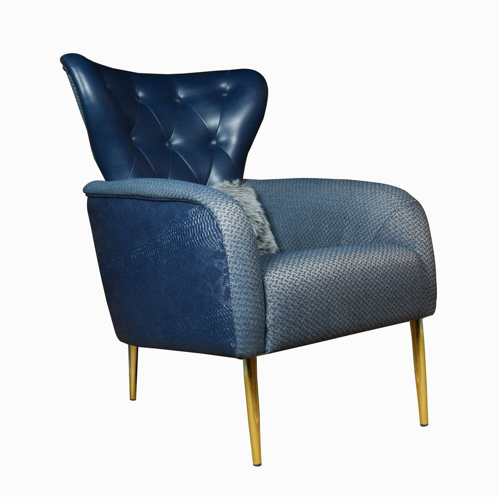 TURKISH TAKSIM ARM CHAIR 1 PC Blue - V Surfaces