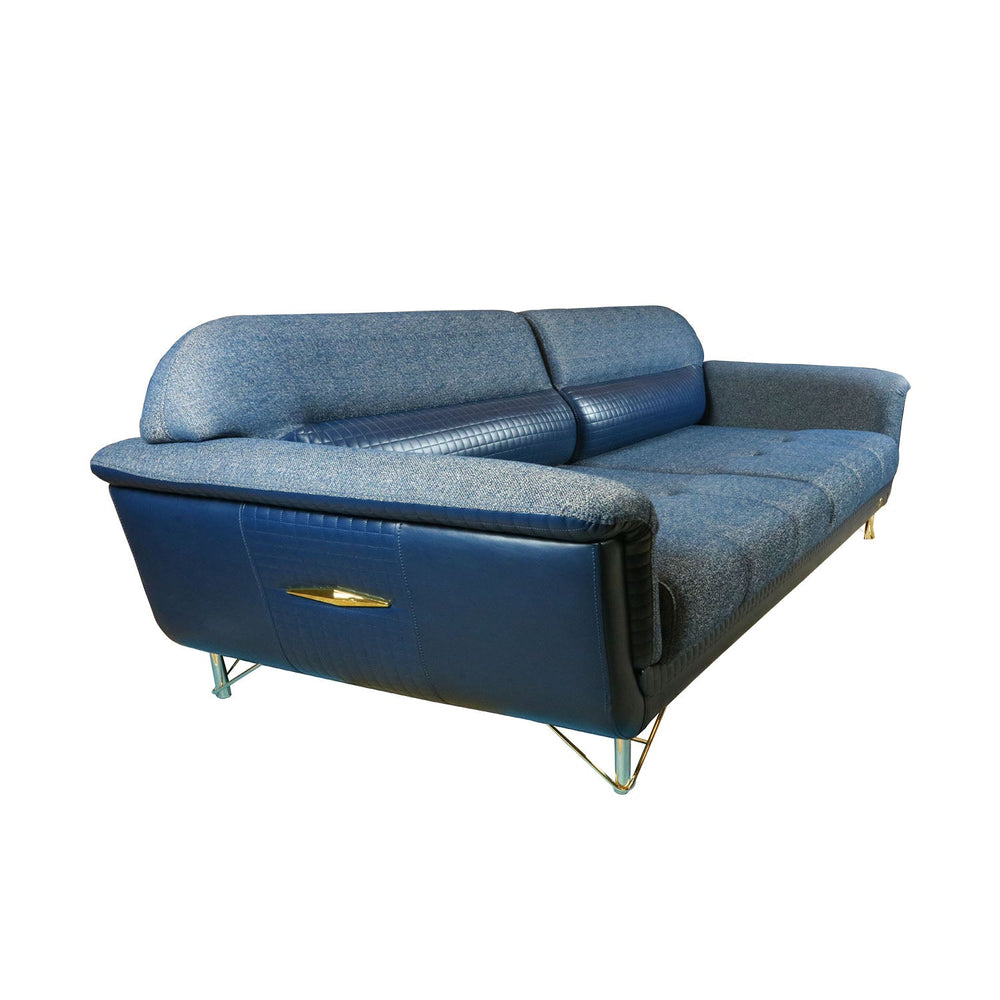 TURKISH TAKSIM SOFA 3 SEATER 1 PC BLUE - V Surfaces