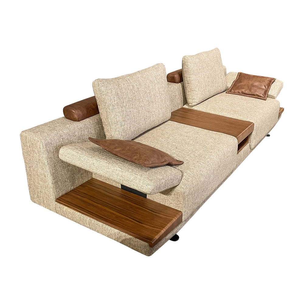 Turkish Vega Sofa - Brown - Transform Your Living Space with 9 Seater Premium Sofa: A Turkish Masterpiece - V Surfaces