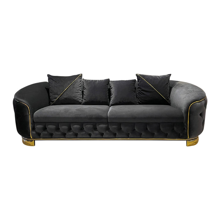 Turkish Zen Sofa - Black- Transform Your Living Space with Diamond Sofa: A Turkish Masterpiece - V Surfaces