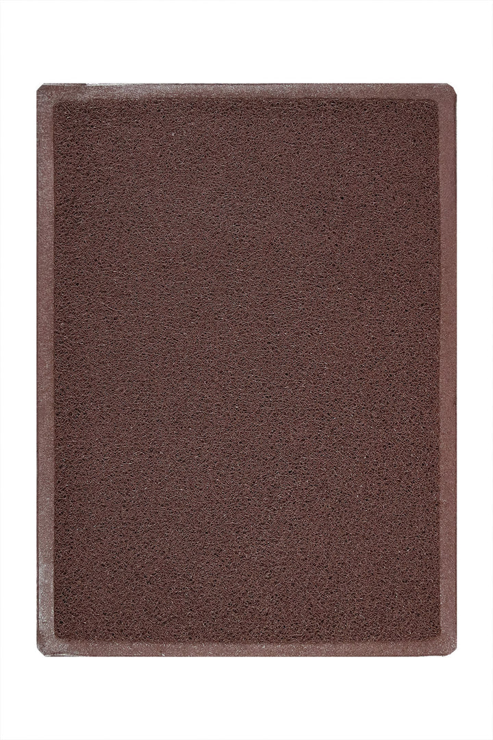 Ultra Door Mate Plain, Dirt-Trapper Jet-Washable Doormat for Indoor and Outdoor, Brown - V Surfaces