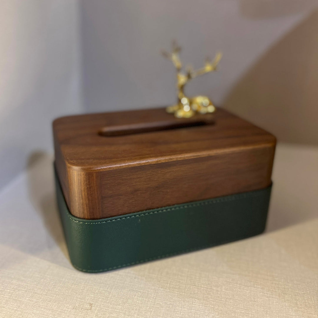 W-Tissue Box Leather - V Surfaces