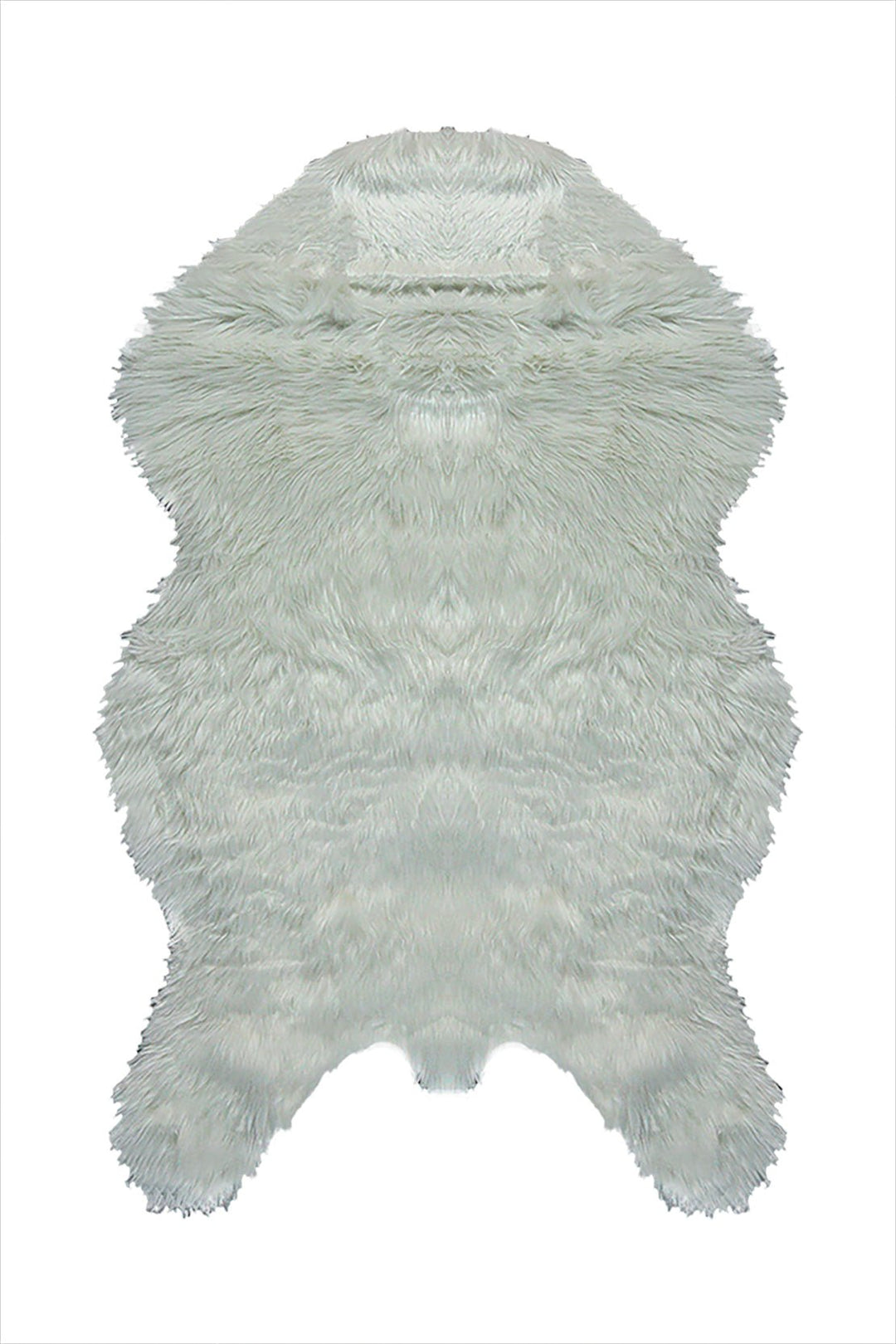 Wild Life (Sheep Fur) - 2.9 x 4.9 FT - White - Luxuriously Soft Fluffy Rug - V Surfaces