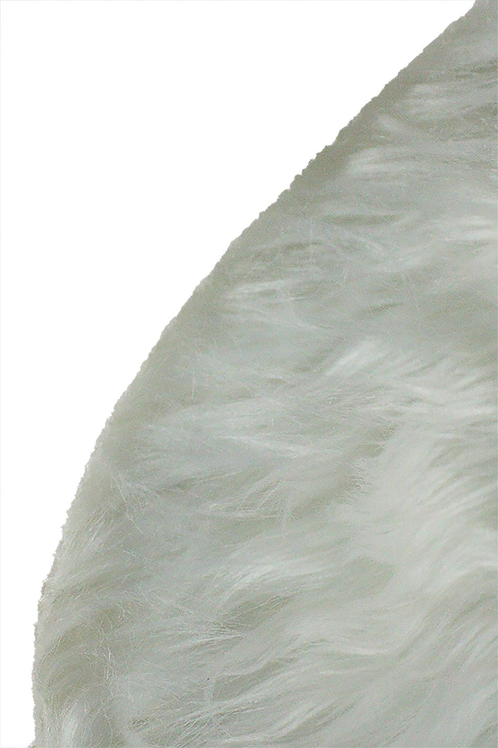 Wild Life (Sheep Fur) - 2.9 x 4.9 FT - White - Luxuriously Soft Fluffy Rug - V Surfaces