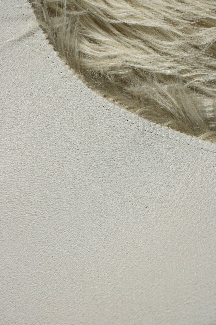 Wild Life (Sheep Fur) - 3.2 x 4.9 FT - Beige - Luxuriously Soft Fluffy Rug - V Surfaces