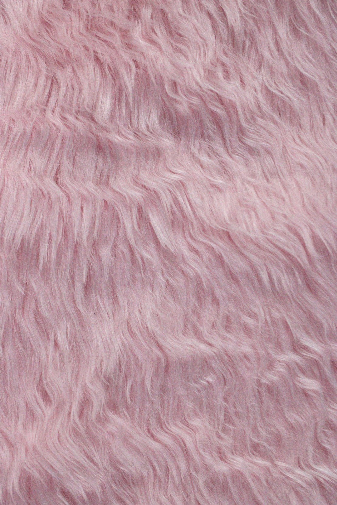 Wild Life (Sheep Fur) - 3.9 x 5.5 FT - Pink - Luxuriously Soft Fluffy Rug - V Surfaces